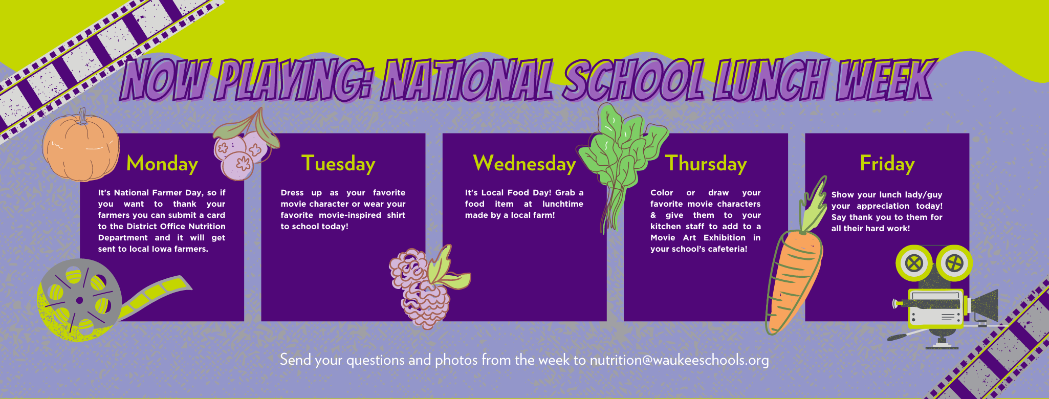 Now Playing National School Lunch Week Waukee Community School District